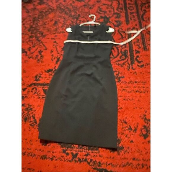 Womens Black Pencil DRESS SZ 8 M Lovely - Picture 1 of 4